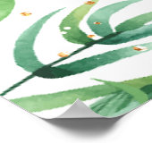 Oerwoud Safari 1st Birthday Party Welcome Poster (Hoek)