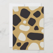 Oerwoud Safari 2e verjaardag Boy Party Zoo Kaart (Achterkant)