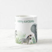 Oerwoud Safari Adventure: Kinderen Verjaardag Mok (Center)