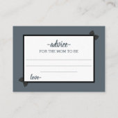 Oerwoud Safari Advies over Wilde Baby shower Informatiekaartje (Achterkant)