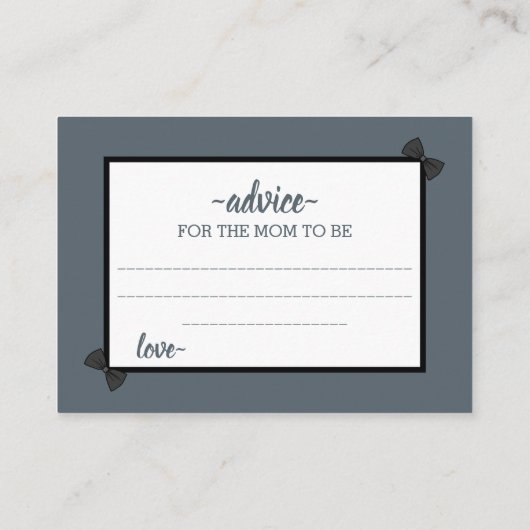 Oerwoud Safari Advies over Wilde Baby shower Informatiekaartje (Achterkant)