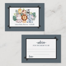 Oerwoud Safari Advies over Wilde Baby shower