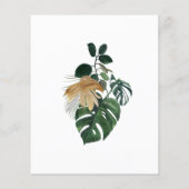 Oerwoud Safari African baby Animals Wild One Invit (Achterkant)