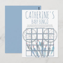 Oerwoud Safari Animal Baby shower Bingo Kaart