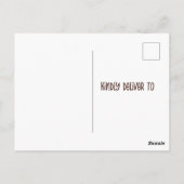 Oerwoud Safari Animal Baby shower Invitation Briefkaart (Achterkant)