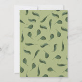 Oerwoud Safari Animal Baby shower Invitation Postc Kaart (Achterkant)