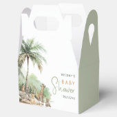 Oerwoud Safari Animals Adventure Baby shower Bedankdoosjes (Geopend)