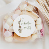 Oerwoud Safari Animals Adventure wacht op gunst Ronde Sticker