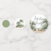 Oerwoud Safari Animals Adventure wacht op tafel Confetti (Achterkanten)