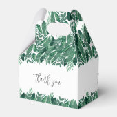 Oerwoud Safari Animals Baby shower Bedankdoosjes (Achterkant)