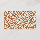 Oerwoud Safari Animals Baby shower Diaper Raffle Informatiekaartje (Achterkant)