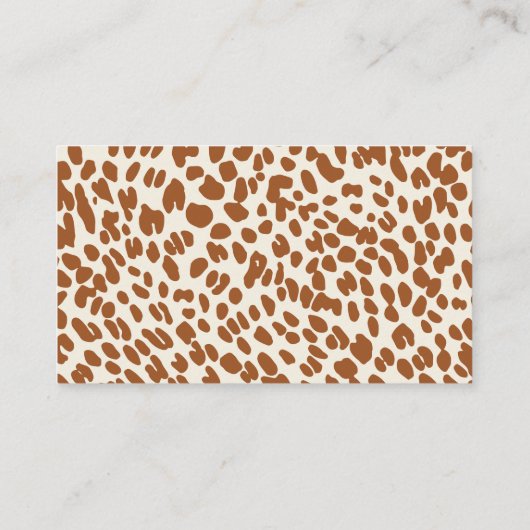 Oerwoud Safari Animals Baby shower Diaper Raffle Informatiekaartje (Achterkant)