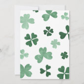 Oerwoud Safari Animals Baby shower Kaart (Achterkant)