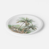 Oerwoud Safari Animals Baby shower Papieren Bordje (Gekanteld)