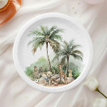 Oerwoud Safari Animals Baby shower Papieren Bordje<br><div class="desc">Introductie van onze oerwoud safari dieren baby shower papier borden, ideaal voor een leuke en grillige feest! Het heeft een schattig dierenthema met oerwouden als een aap, olifant, giraffe, leeuw en zebra. Met zijn eenvoudige natuurlijke boho-geïnspireerde waterverf is deze schattige scene ideaal om een klein jongetje of meisje te verwelkomen....</div>