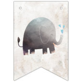 Oerwoud Safari Animals Baby shower Pennant Banner (Eerste vlag)