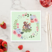 Oerwoud Safari Animals Baby shower Servet (Insitu)