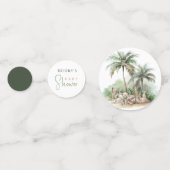 Oerwoud Safari Animals Baby shower Table Confetti (Voorkanten)