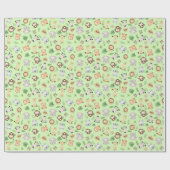 Oerwoud Safari Animals Cadeaupapier (Vlak)