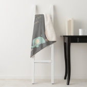 Oerwoud Safari Animals Geboorteaankondiging Sherpa Deken (In situ)