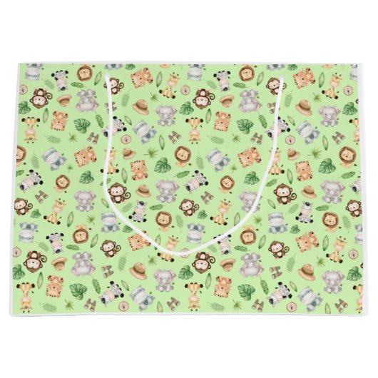 Oerwoud Safari Animals Groot Cadeauzakje (Voorkant)