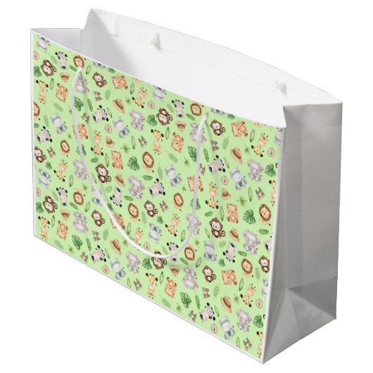 Oerwoud Safari Animals Groot Cadeauzakje (Achterkant Gekanteld)