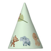 Oerwoud Safari Animals Kids Verjaardag Feesthoedjes (Rechts)