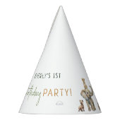 Oerwoud Safari Animals Kids Verjaardag Feesthoedjes (Links)