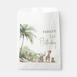 Oerwoud Safari Animals Kids Verjaardagsfeest Bedankzakje