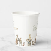 Oerwoud Safari Animals Kids Verjaardagsfeest Papieren Bekers (Rechts)