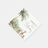 Oerwoud Safari Animals Kids Verjaardagsfeest Servet (Hoek)