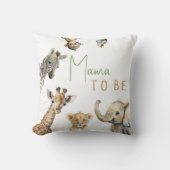 Oerwoud Safari Animals Mama To Be Kussen (Voorkant)