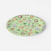 Oerwoud Safari Animals Papieren Bordje (Gekanteld)