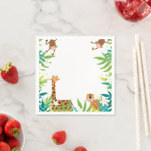 Oerwoud Safari Animals Party Napkins Servet (Insitu)