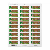 Oerwoud Safari Animals Return Address Label (Full Sheet)