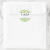 Oerwoud Safari Animals Return Address Ronde Sticker (Tas)