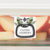 Oerwoud Safari Animals School Daycare Labels (Aangebracht)