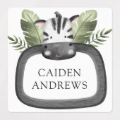 Oerwoud Safari Animals School Daycare Labels (Design 1)