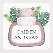 Oerwoud Safari Animals School Daycare Labels (Design 1)