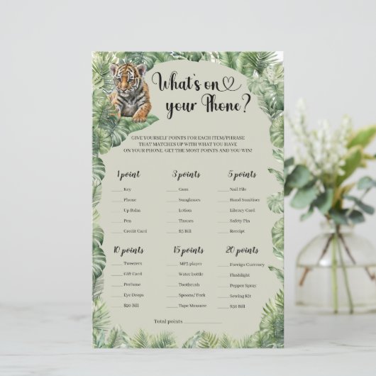 Oerwoud Safari Animals Wat is er op uw telefoon sp (Staand voorkant)