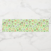 Oerwoud Safari Animals Waterfles Etiket (Enkel label)