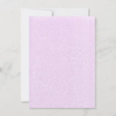 Oerwoud Safari Animals Waterverf Baby shower Bedankkaart (Achterkant)