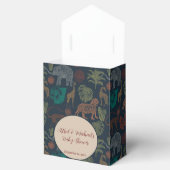 Oerwoud Safari Baby Boy Shower Bedankdoosjes (Geopend)