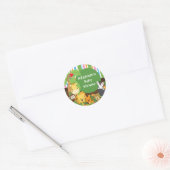 Oerwoud Safari Baby Dieren Baby shower Stickers (Envelop)