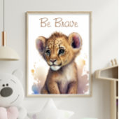 Oerwoud Safari Baby Lion Animal Print