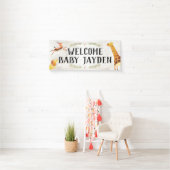 Oerwoud Safari Baby shower Banner (Insitu)