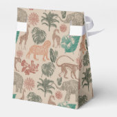  Oerwoud Safari Baby shower Bedankdoosjes (Achterkant)