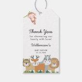 Oerwoud Safari Baby shower Cadeaulabel (Voorkant)