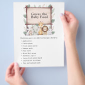 Oerwoud Safari Baby shower Games Flyer (Hand)
