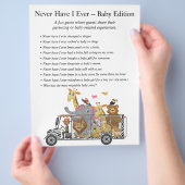 Oerwoud Safari Baby shower Games Flyer (Hand)